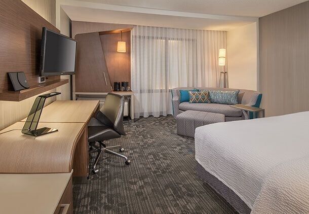 Courtyard By Marriott Houston City Place Spring Buitenkant foto
